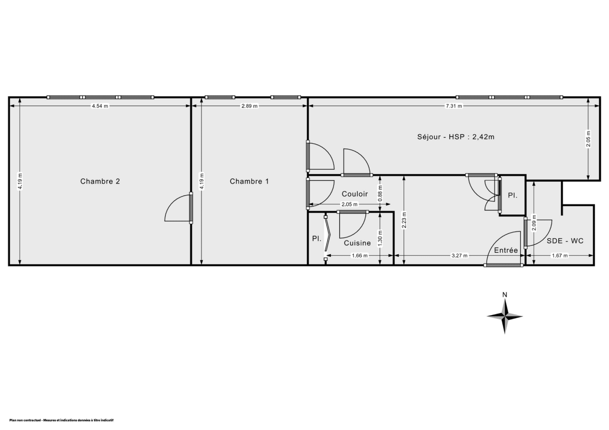 Appartement de 60.02 m² à Aubagne