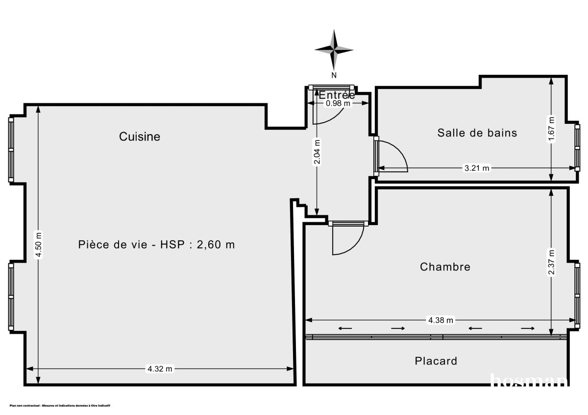 Appartement de 41.0 m² à Paris