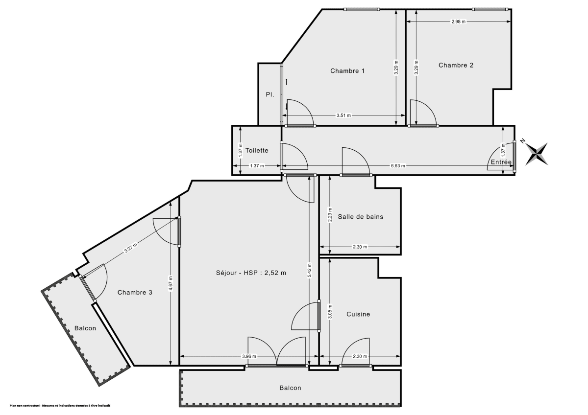 Appartement de 73.81 m² à Ivry-sur-Seine