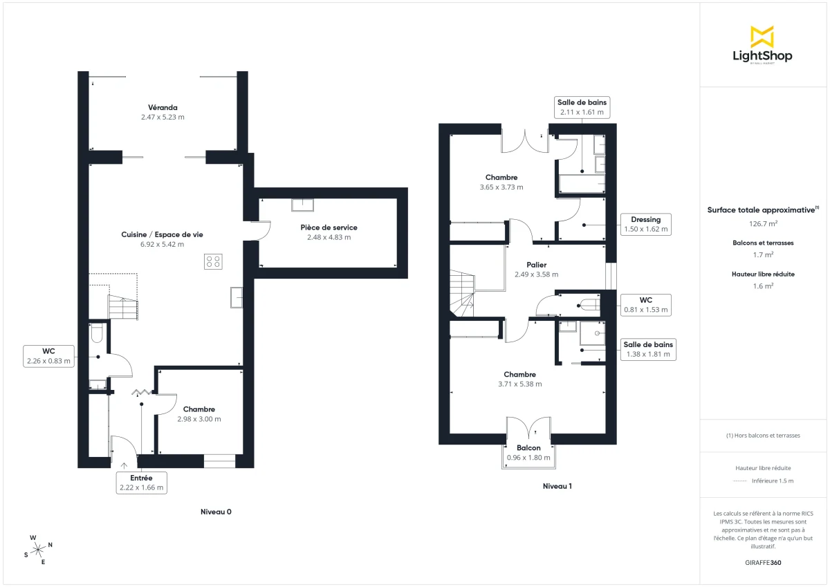 Maison de 110.0 m² à Mérignac