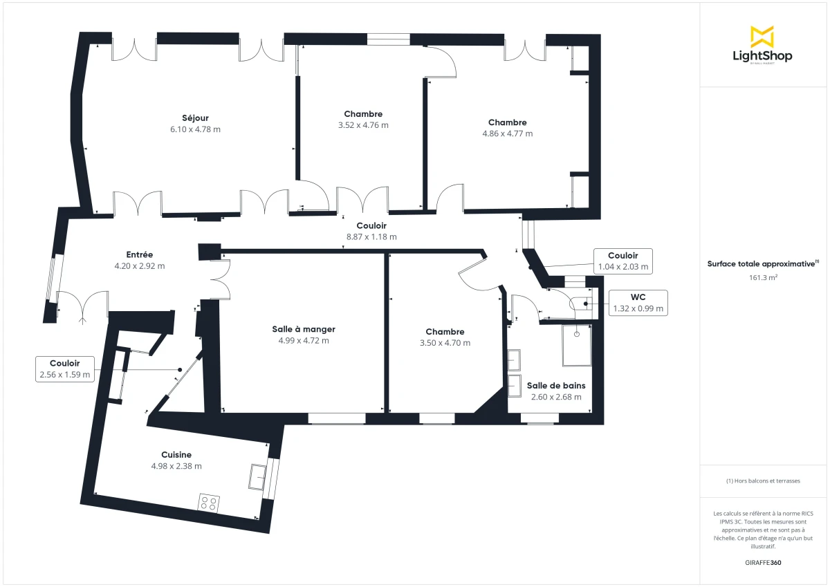 Appartement de 158.0 m² à Nantes