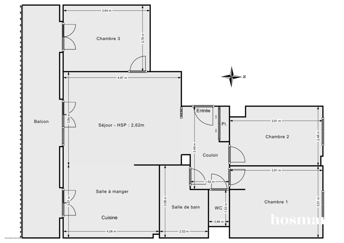 Appartement de 73.3 m² à Villeurbanne