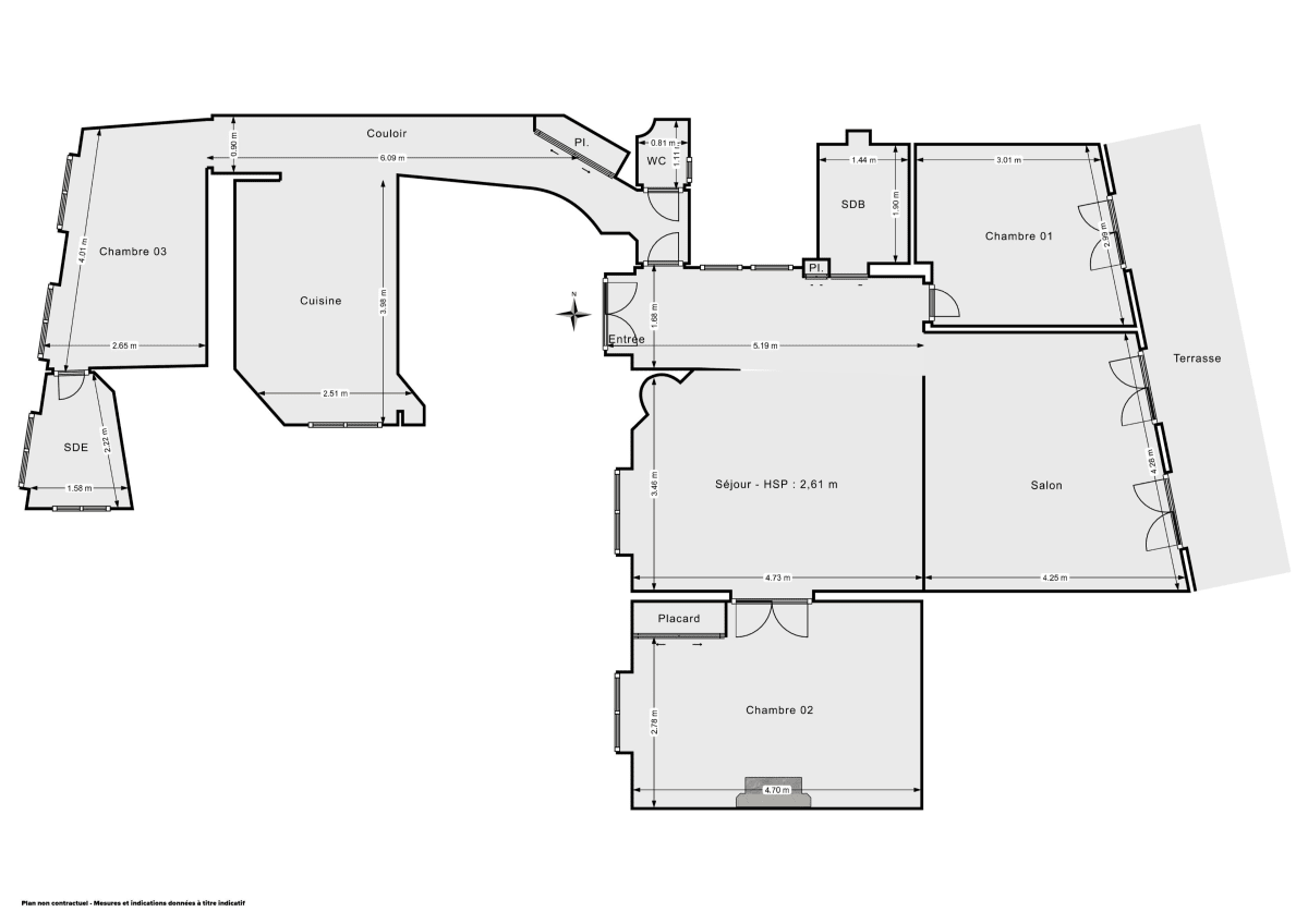 Appartement de 103.0 m² à Paris