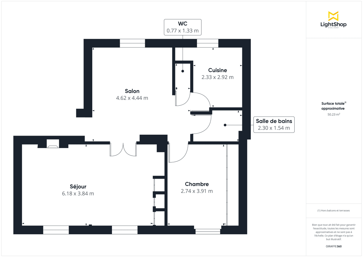 Appartement de 73.5 m² à Paris
