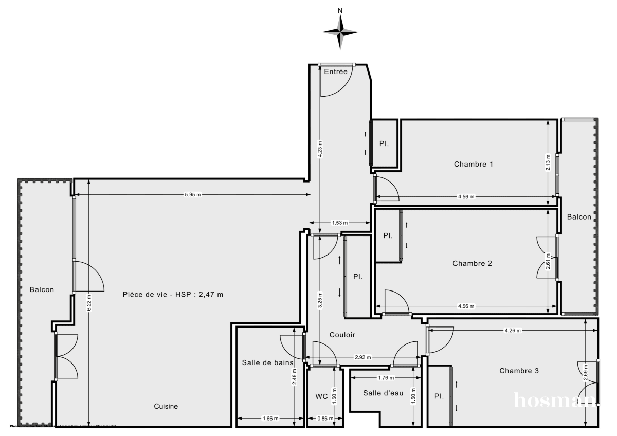 Appartement de 85.0 m² à Asnières-sur-Seine