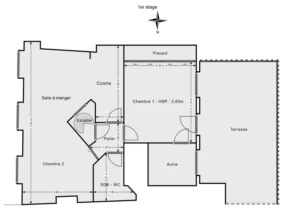 Appartement de 113.0 m² à Paris