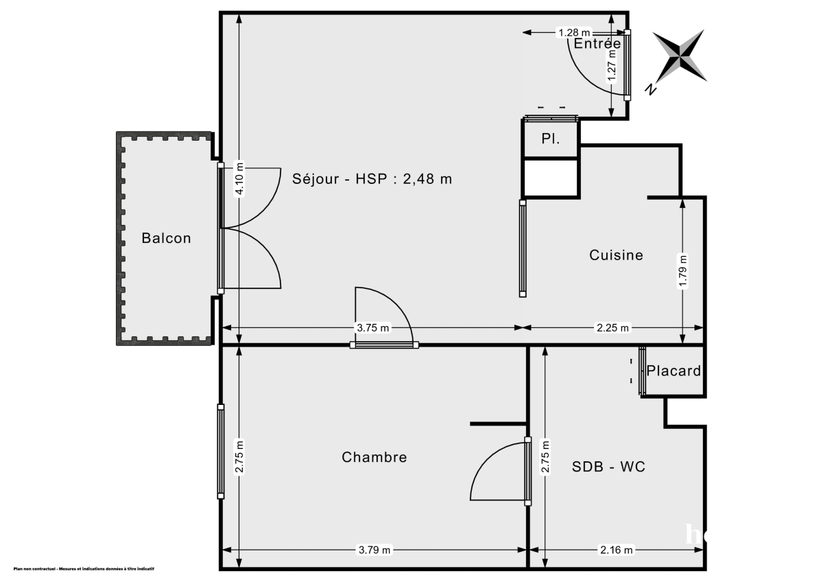 Appartement de 37.0 m² à Bouguenais