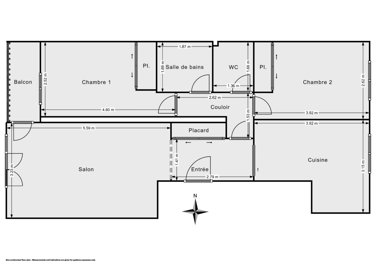 Appartement de 62.87 m² à Alfortville