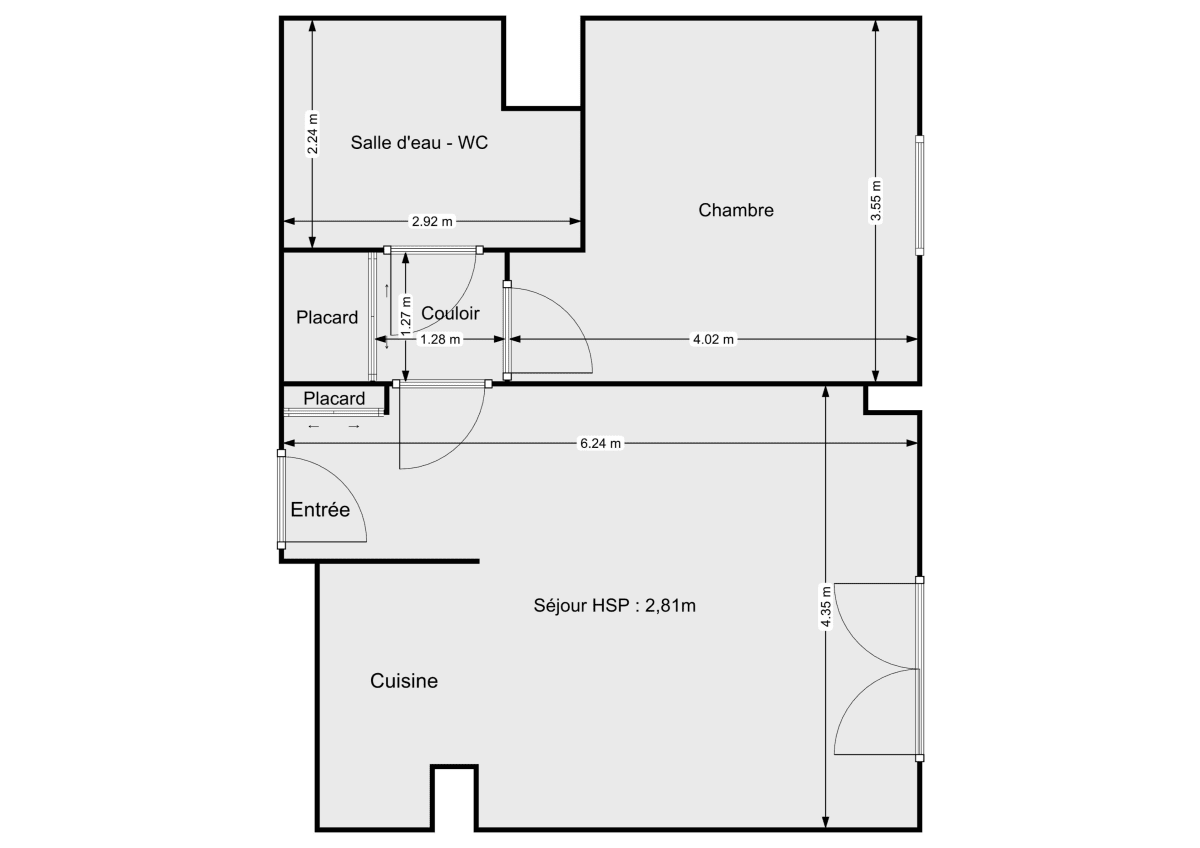 Appartement de 45.04 m² à Saint-Ouen