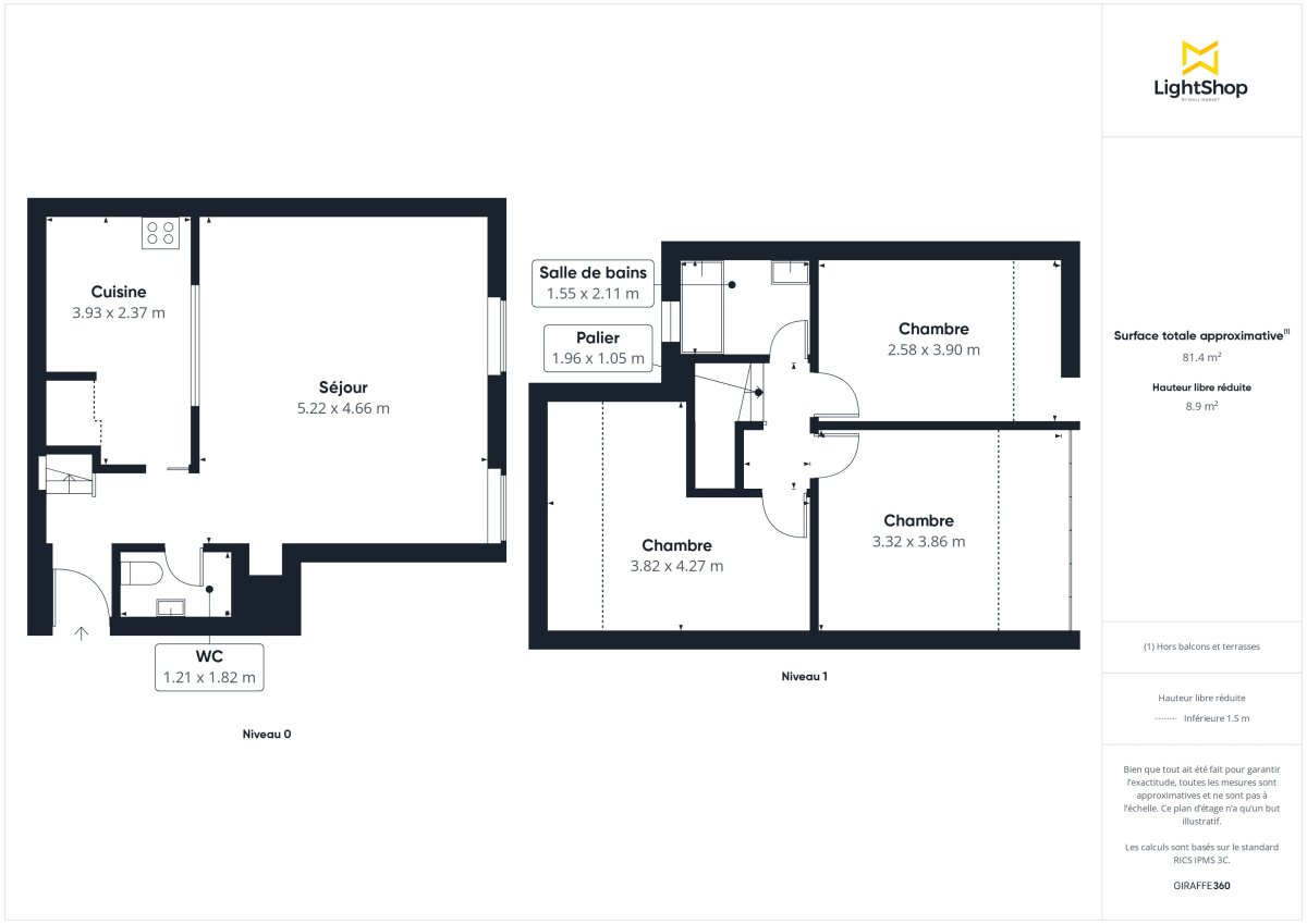 Duplex de 62.47 m² à Le Kremlin-Bicêtre