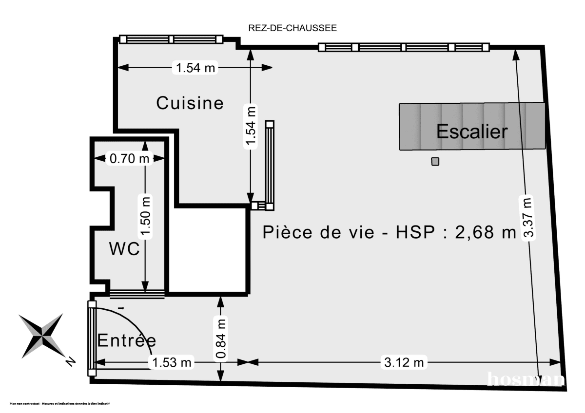 Appartement de 14.0 m² à Asnières-sur-Seine