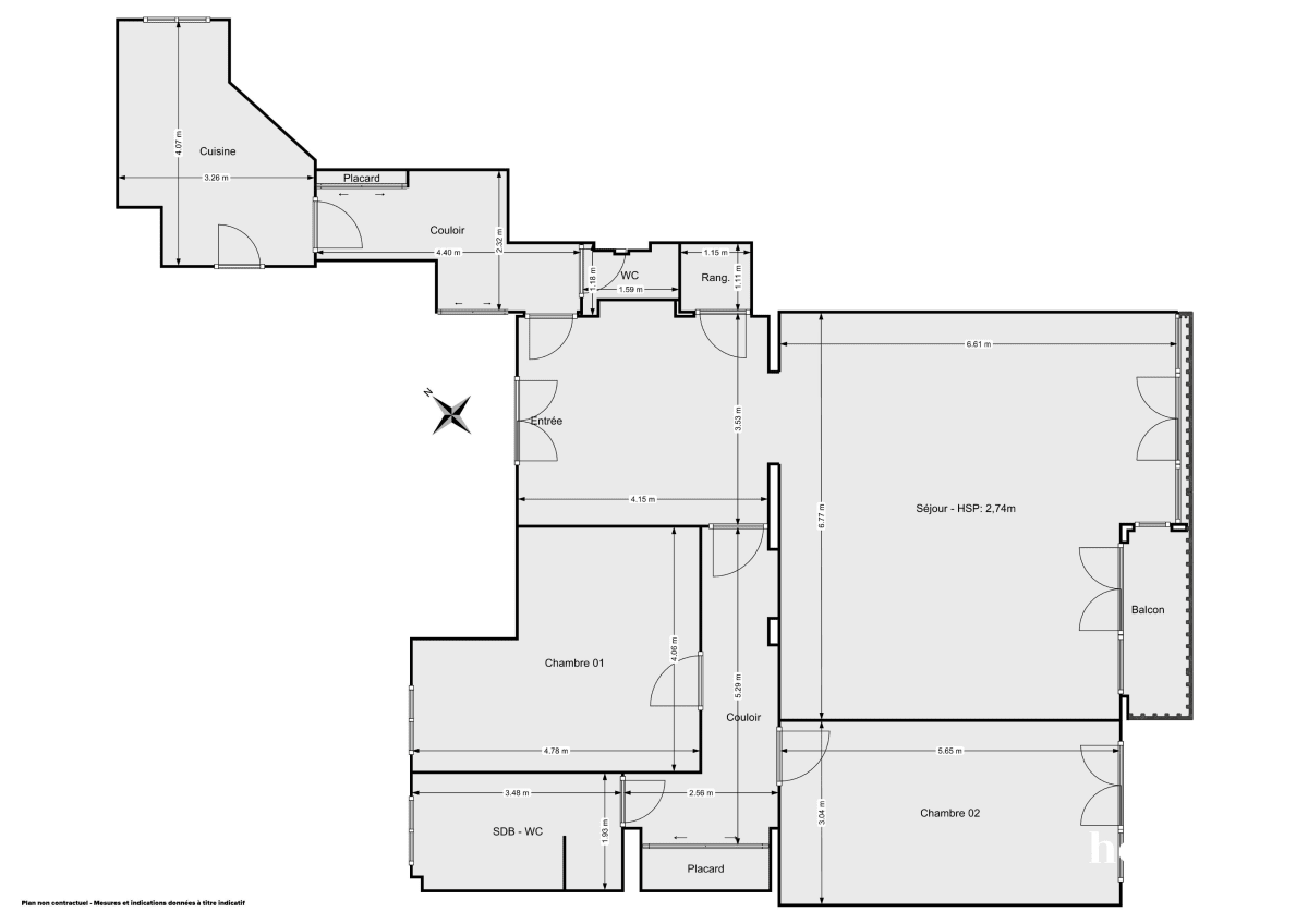 Appartement de 121.0 m² à Paris