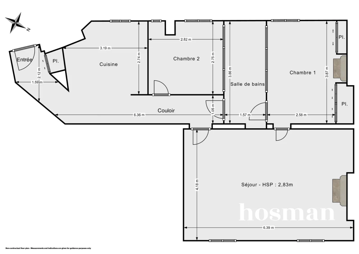 Appartement de 67.0 m² à Paris
