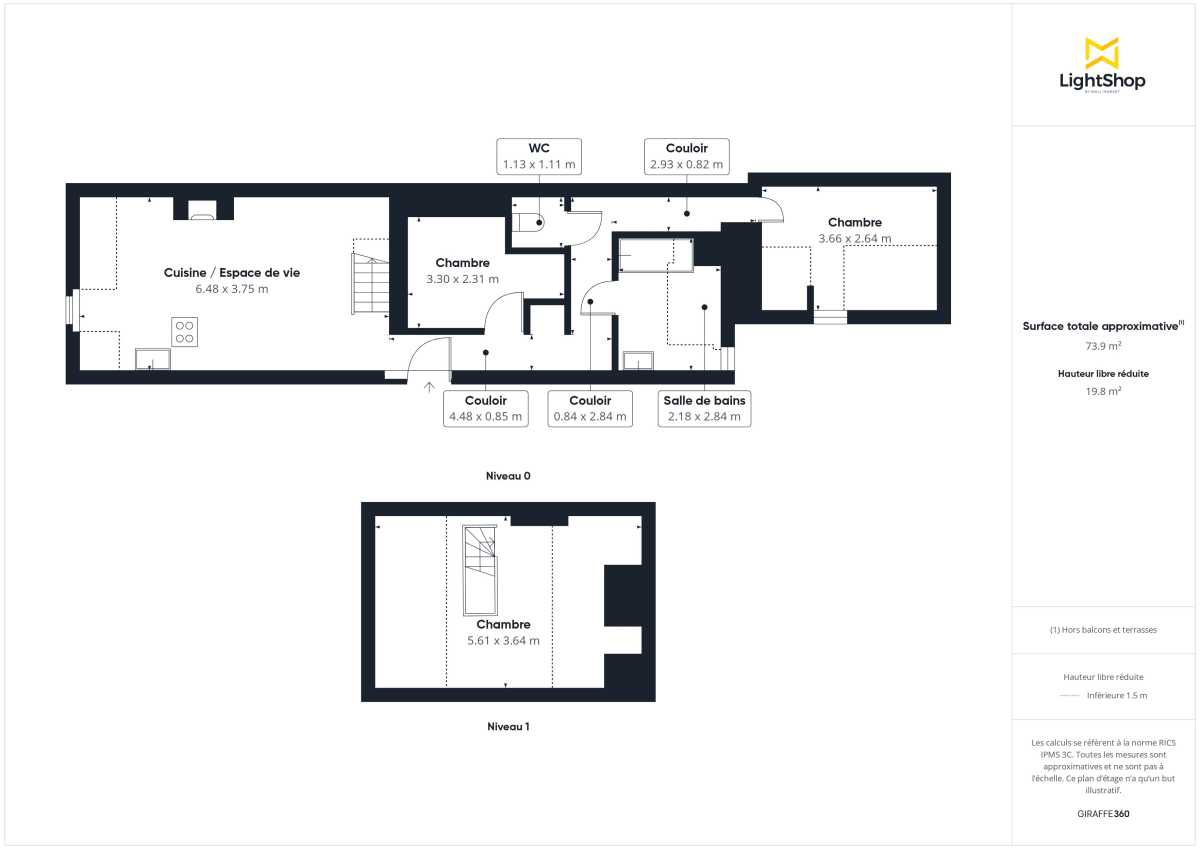 Appartement de 44.6 m² à Nantes