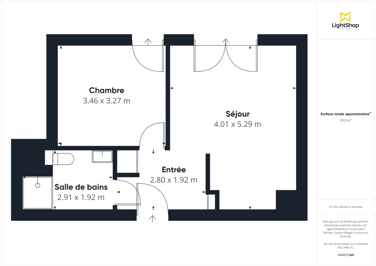 Appartement de 40.4 m² à Issy-les-Moulineaux