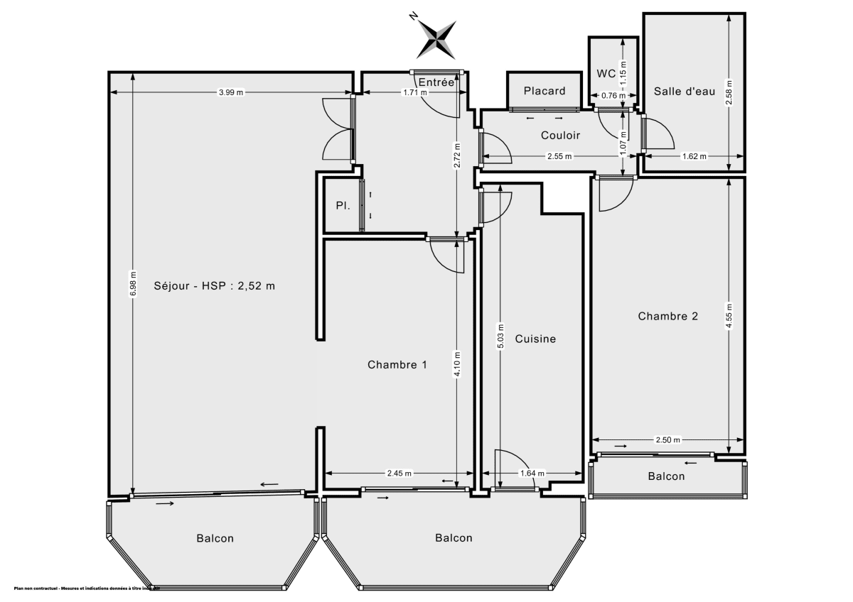 Appartement de 70.0 m² à Paris