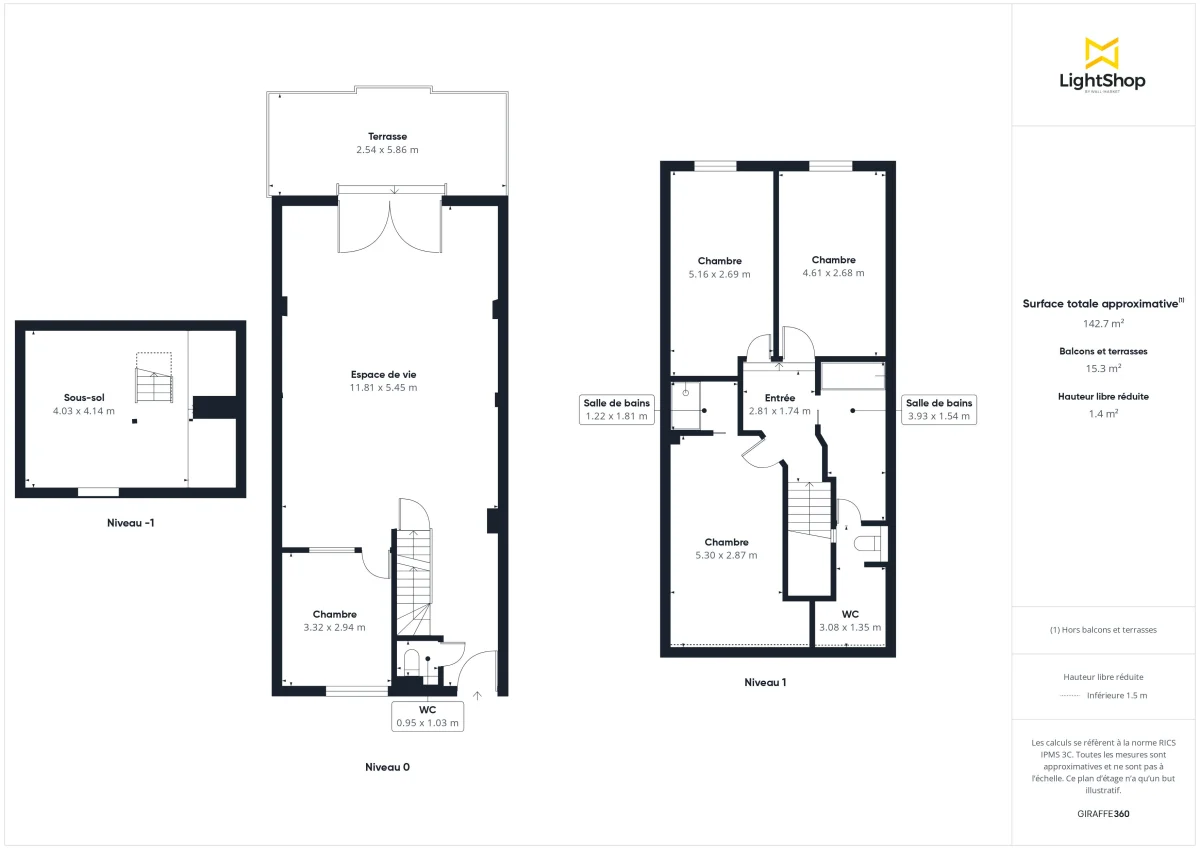 Maison de 115.0 m² à Bordeaux