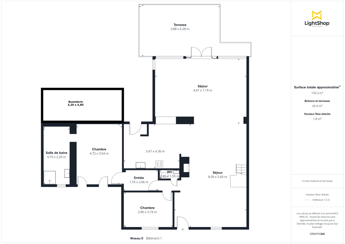 Maison de 172.25 m² à La Montagne