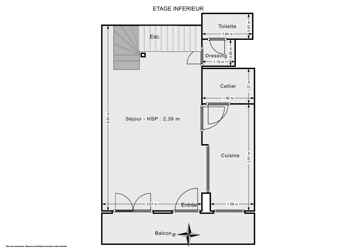 Appartement de 69.0 m² à Bordeaux