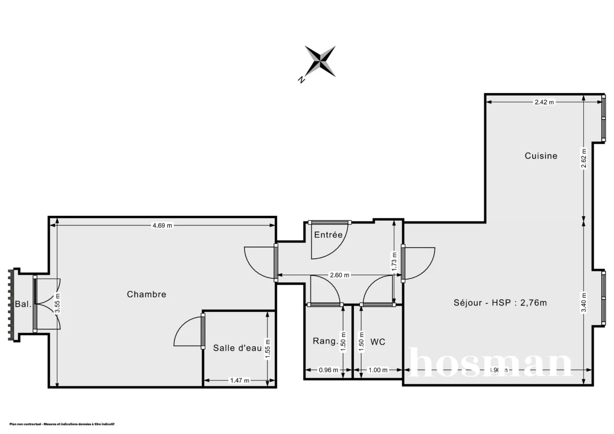 Appartement de 39.47 m² à Nantes