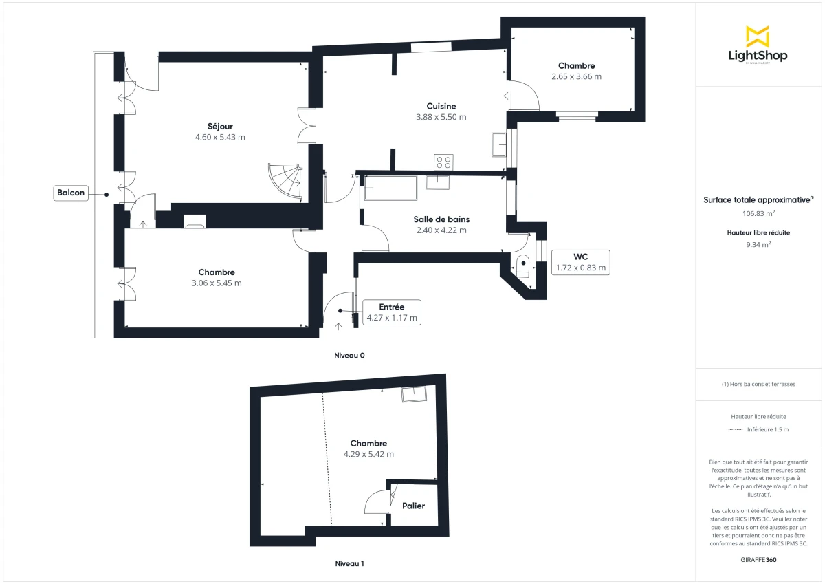 Appartement de 94.87 m² à Nantes
