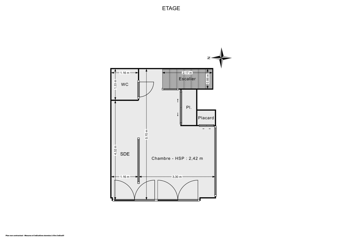 Loft atelier de 75.02 m² à Montreuil