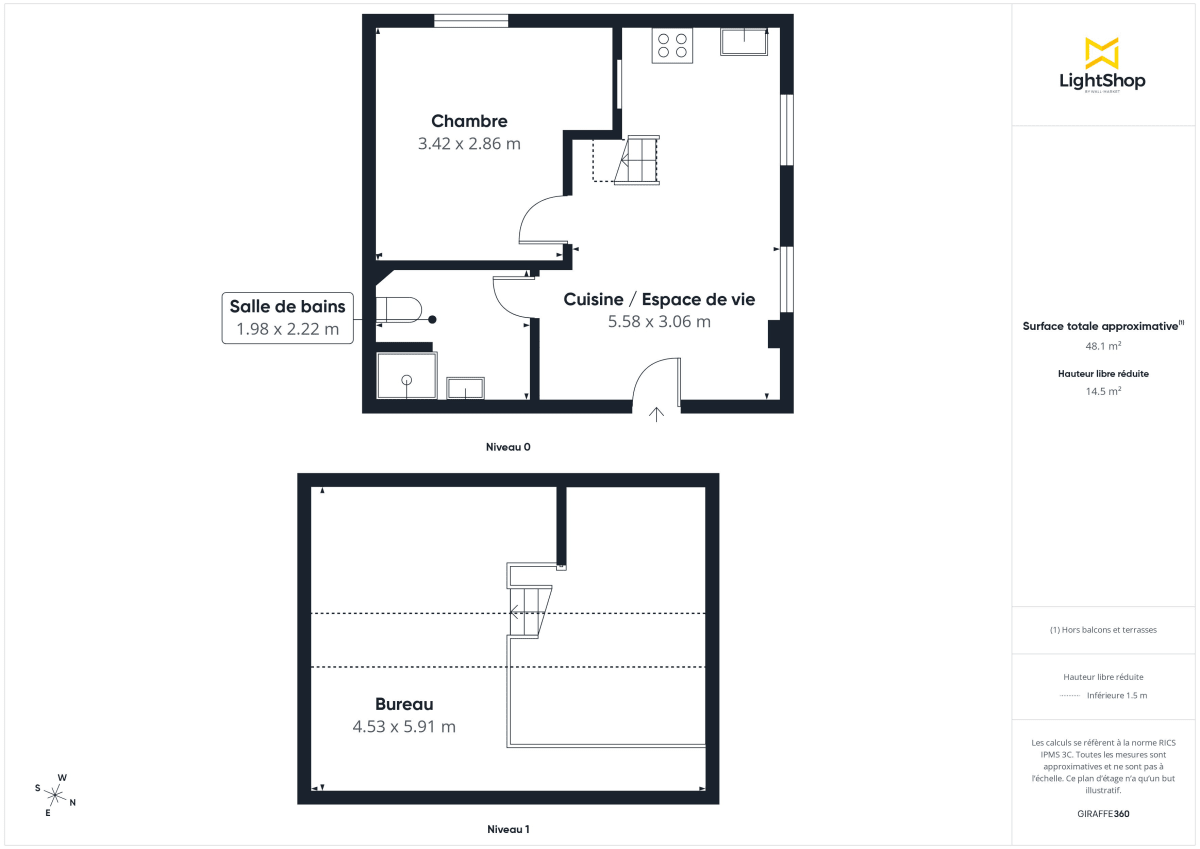 Appartement de 38.0 m² à Enghien-les-Bains