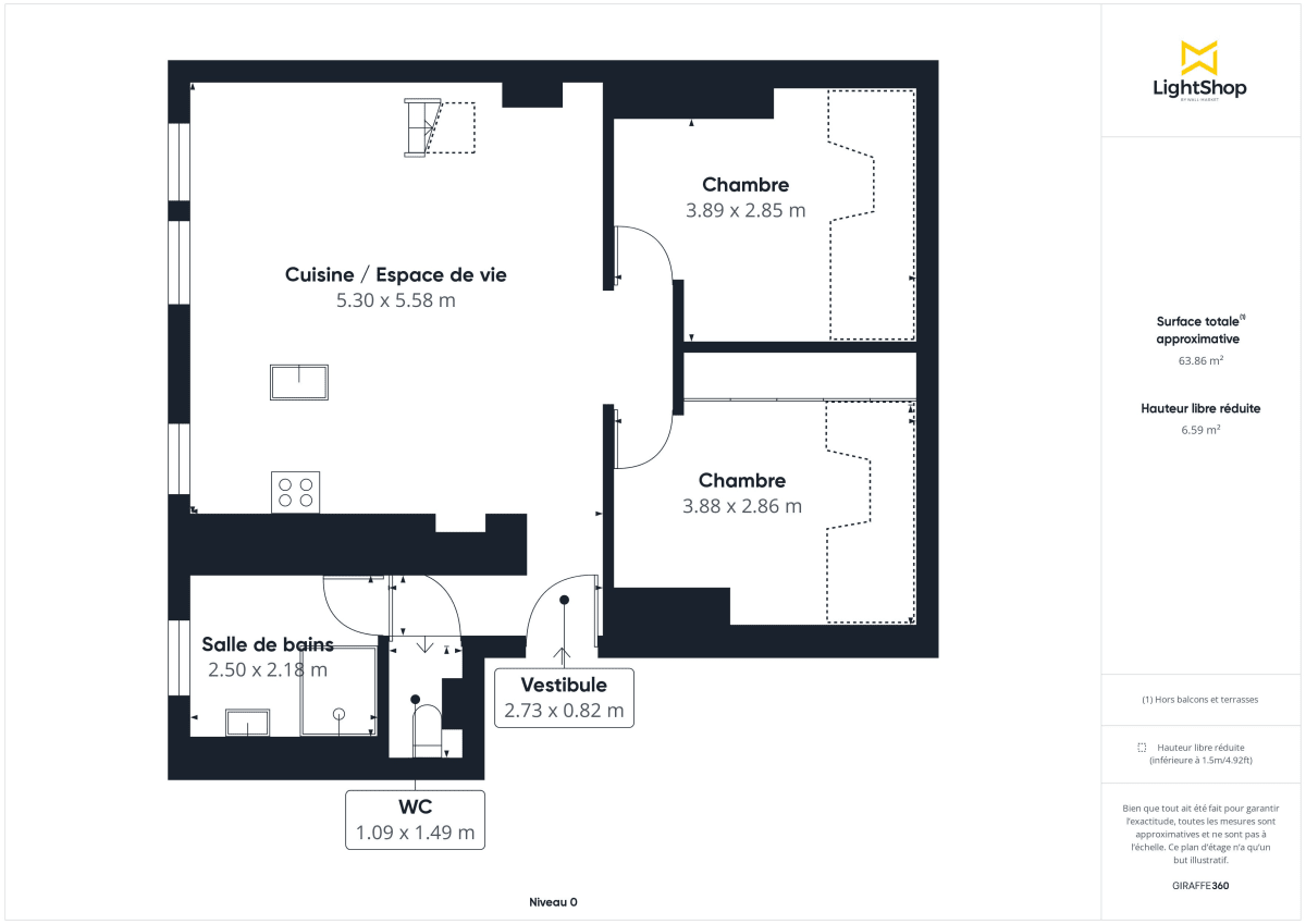 Appartement de 60.5 m² à Nantes