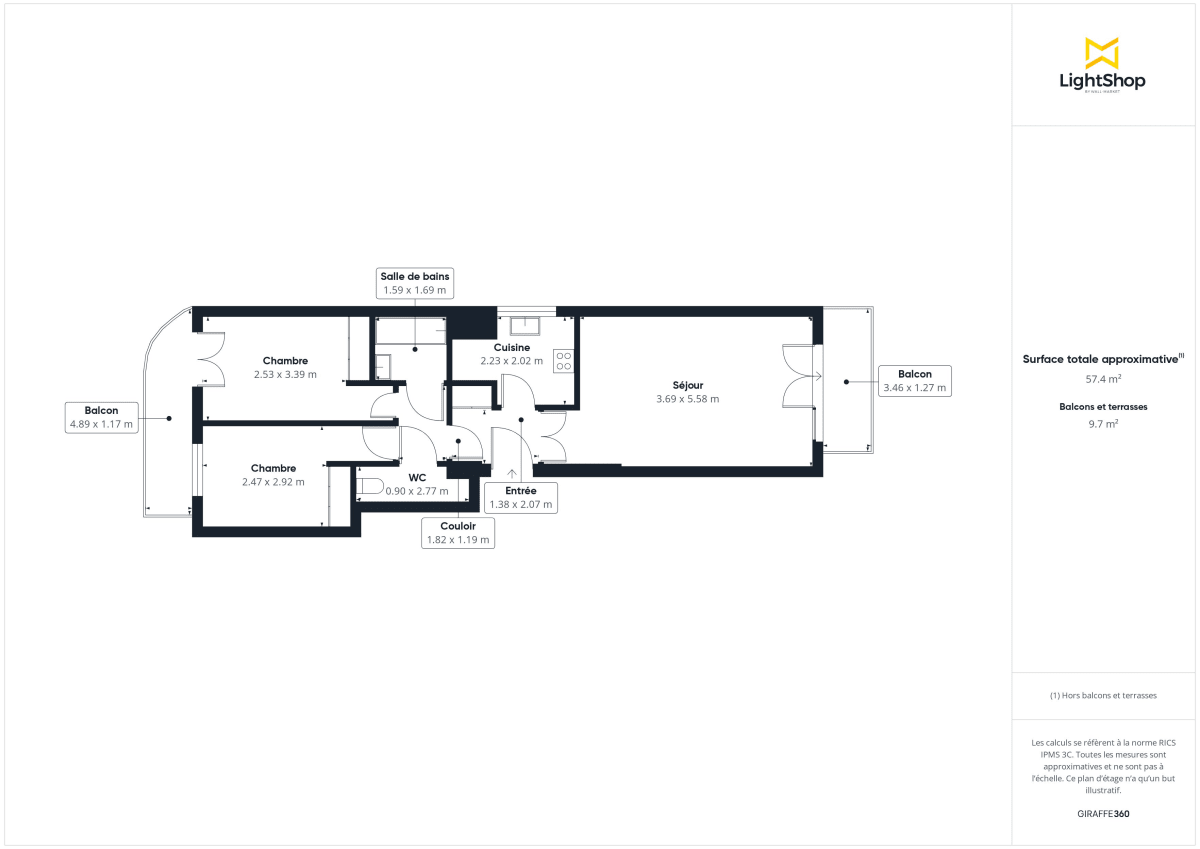 Appartement de 59.0 m² à Vitry-sur-Seine