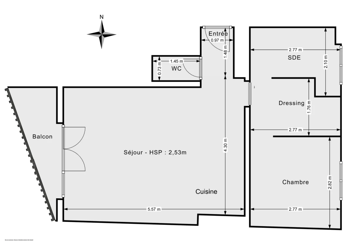 Appartement de 42.19 m² à Nantes