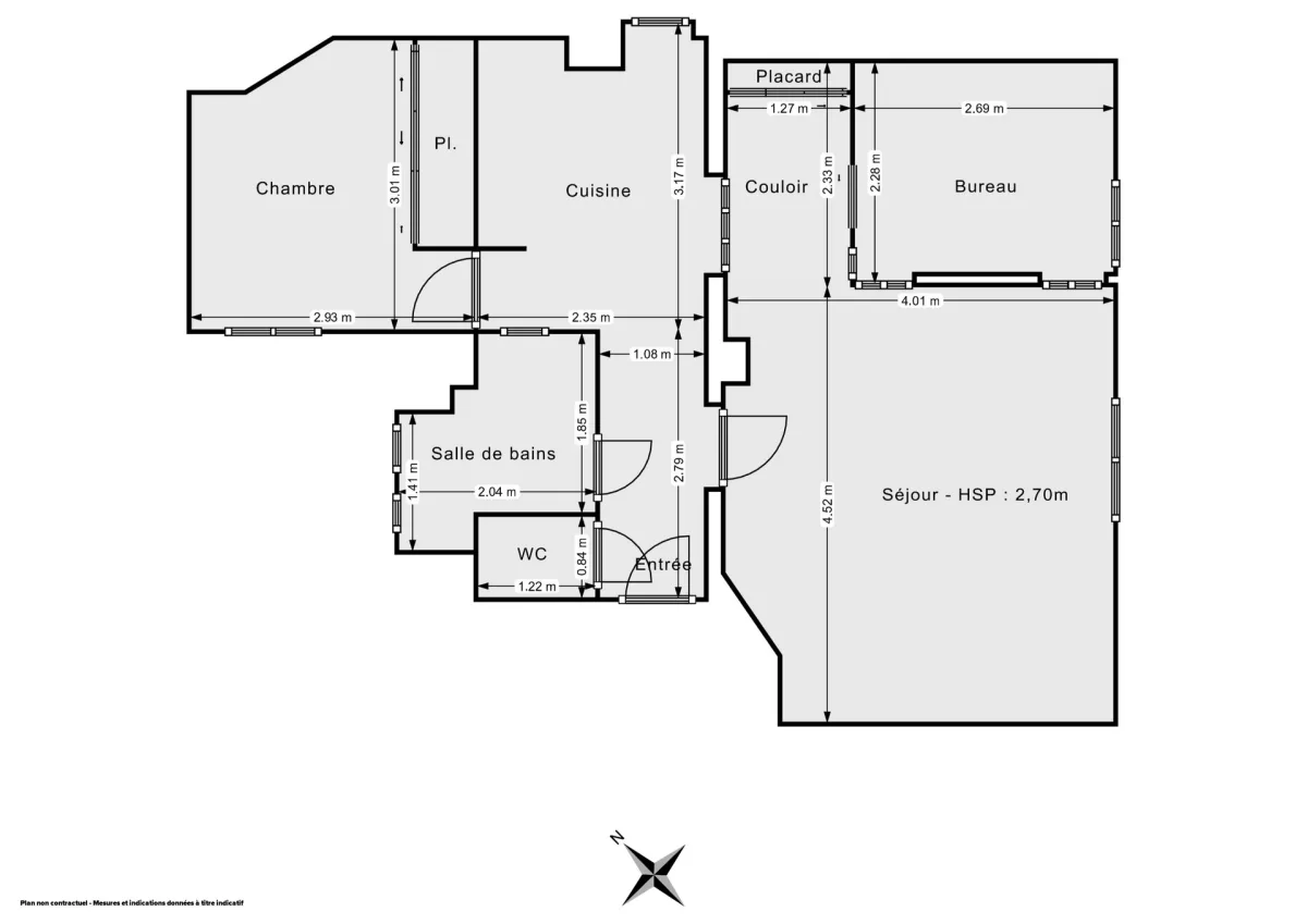 Appartement de 49.0 m² à Vanves