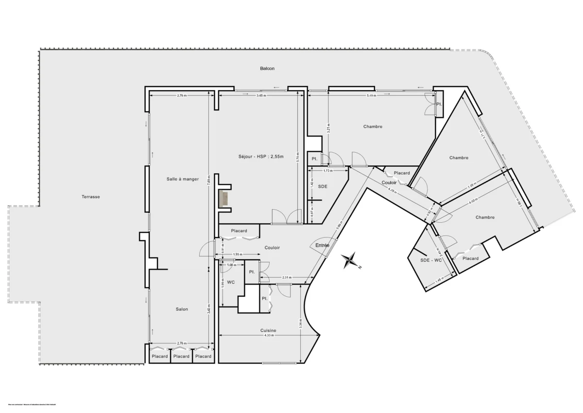 Appartement de 124.0 m² à Montpellier