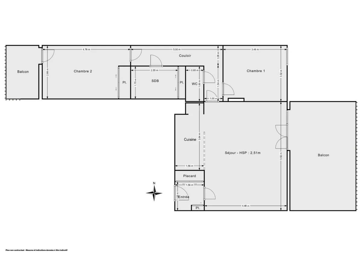 Appartement de 72.0 m² à Villeurbanne
