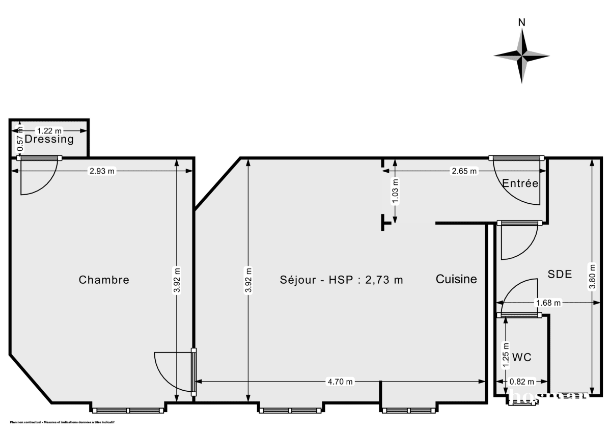 Appartement de 35.85 m² à Pantin