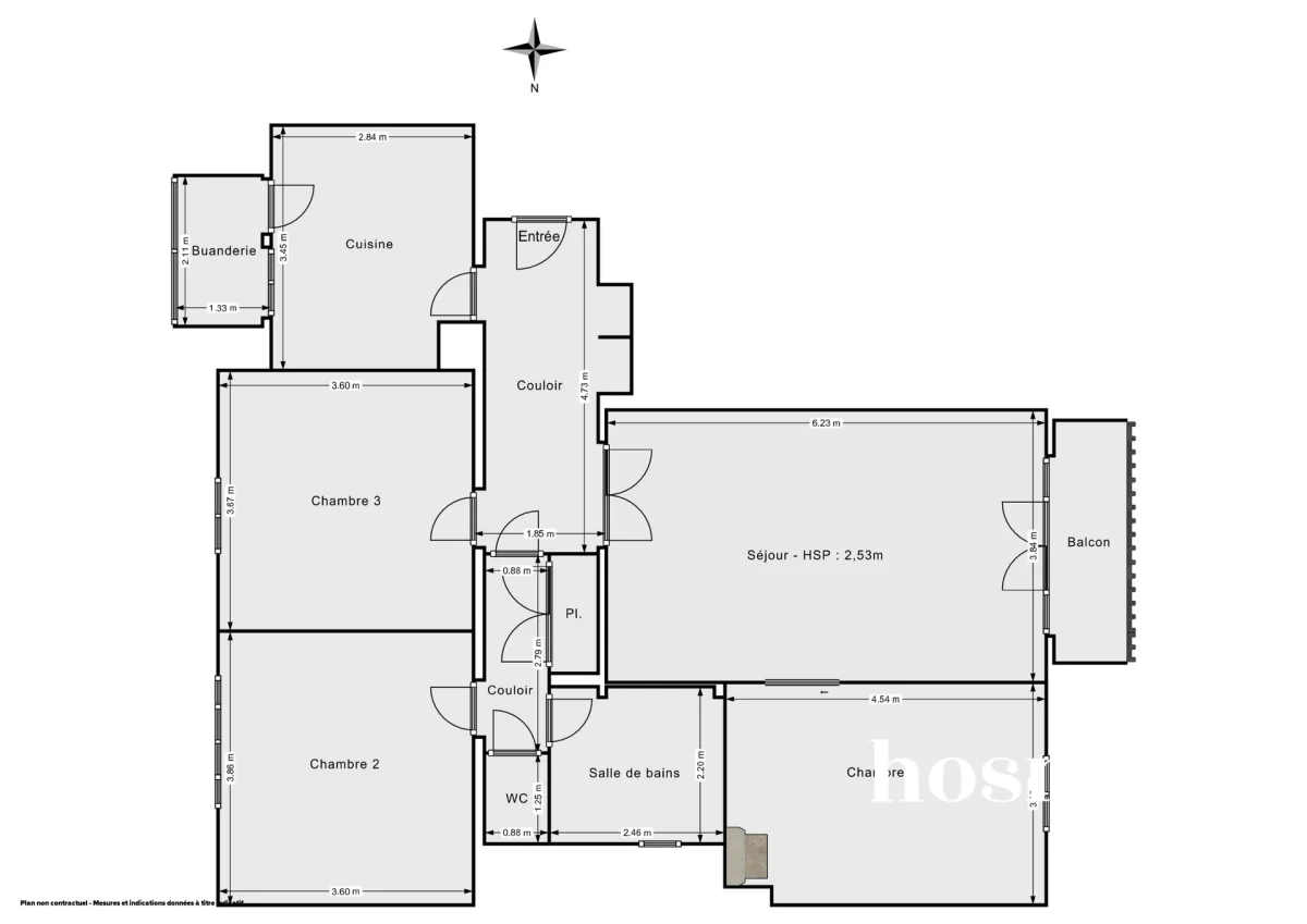 Appartement de 89.24 m² à Nantes