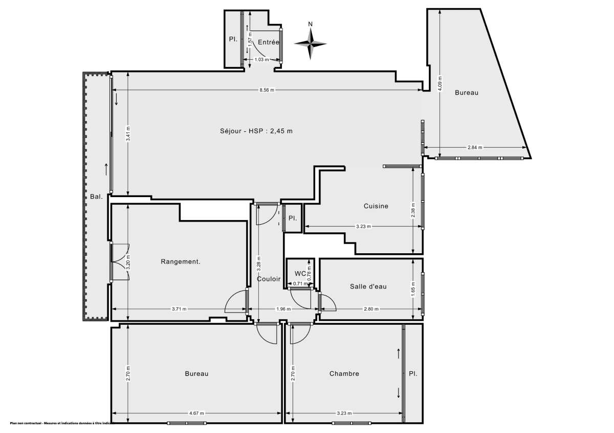 Appartement de 92.76 m² à La Celle-Saint-Cloud