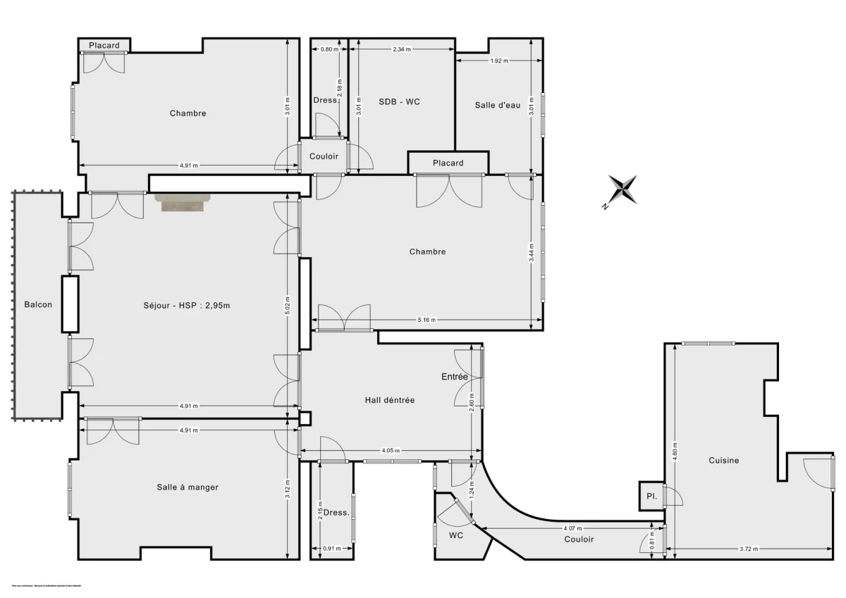 Appartement de 118.0 m² à Paris