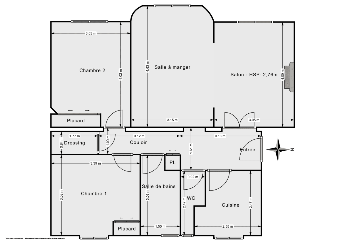 Appartement de 66.0 m² à Montrouge