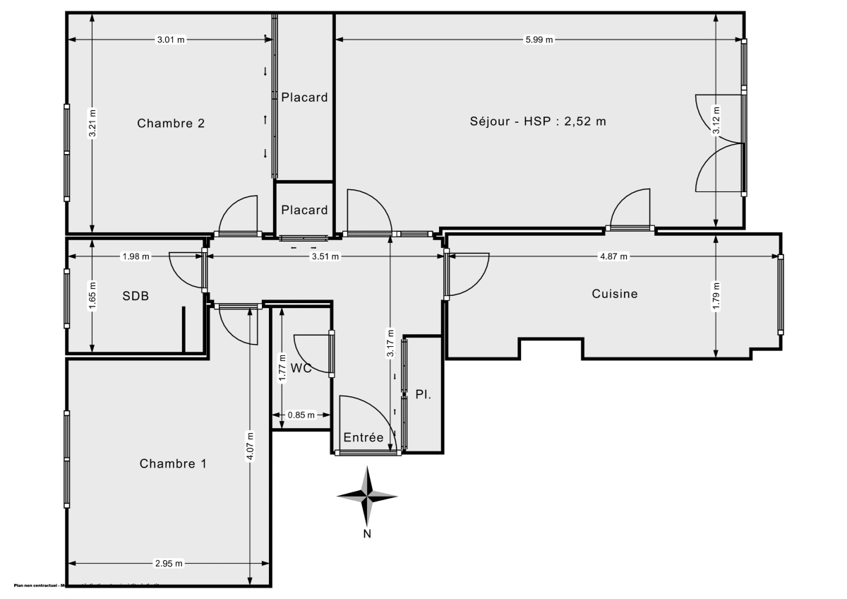 Appartement de 61.2 m² à Villejuif