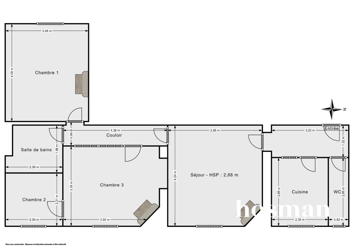 Appartement de 72.0 m² à Boulogne-Billancourt