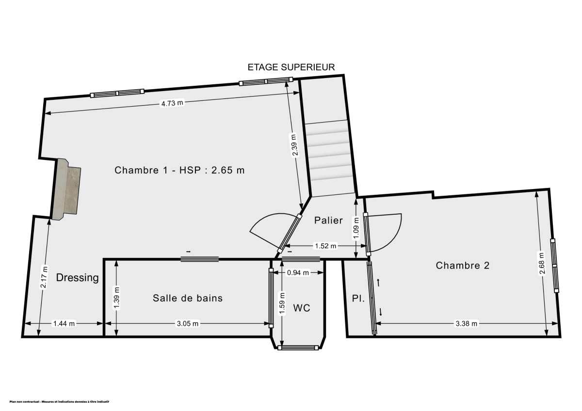 Appartement de 63.0 m² à Paris