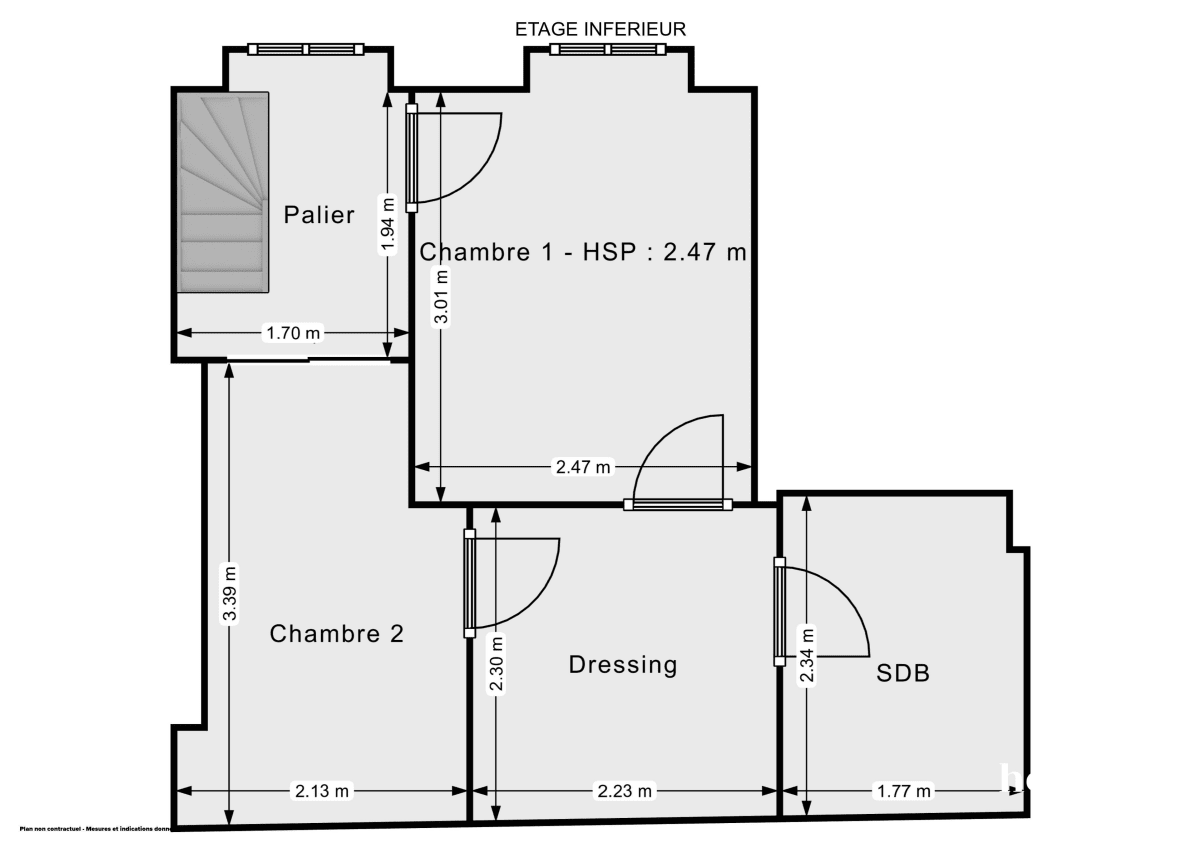 Appartement de 45.0 m² à Paris