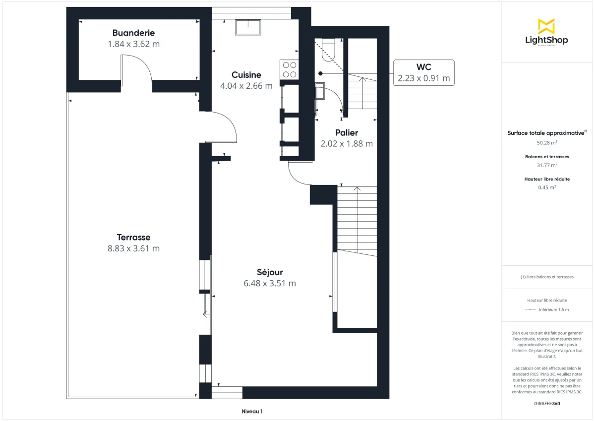 Appartement de 85.41 m² à Nantes