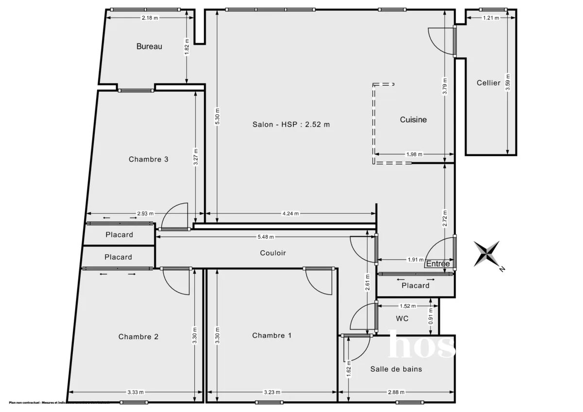 Appartement de 78.24 m² à Nantes