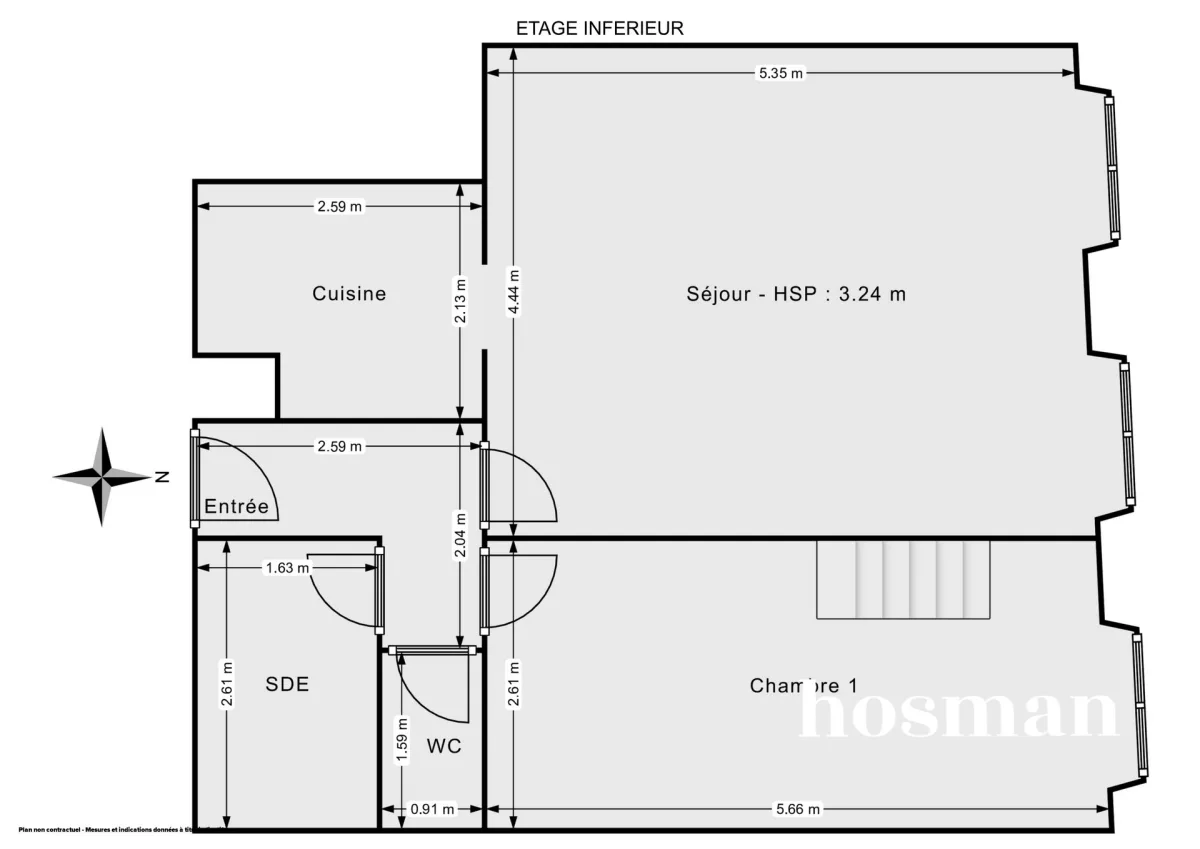Appartement de 62.0 m² à Bordeaux