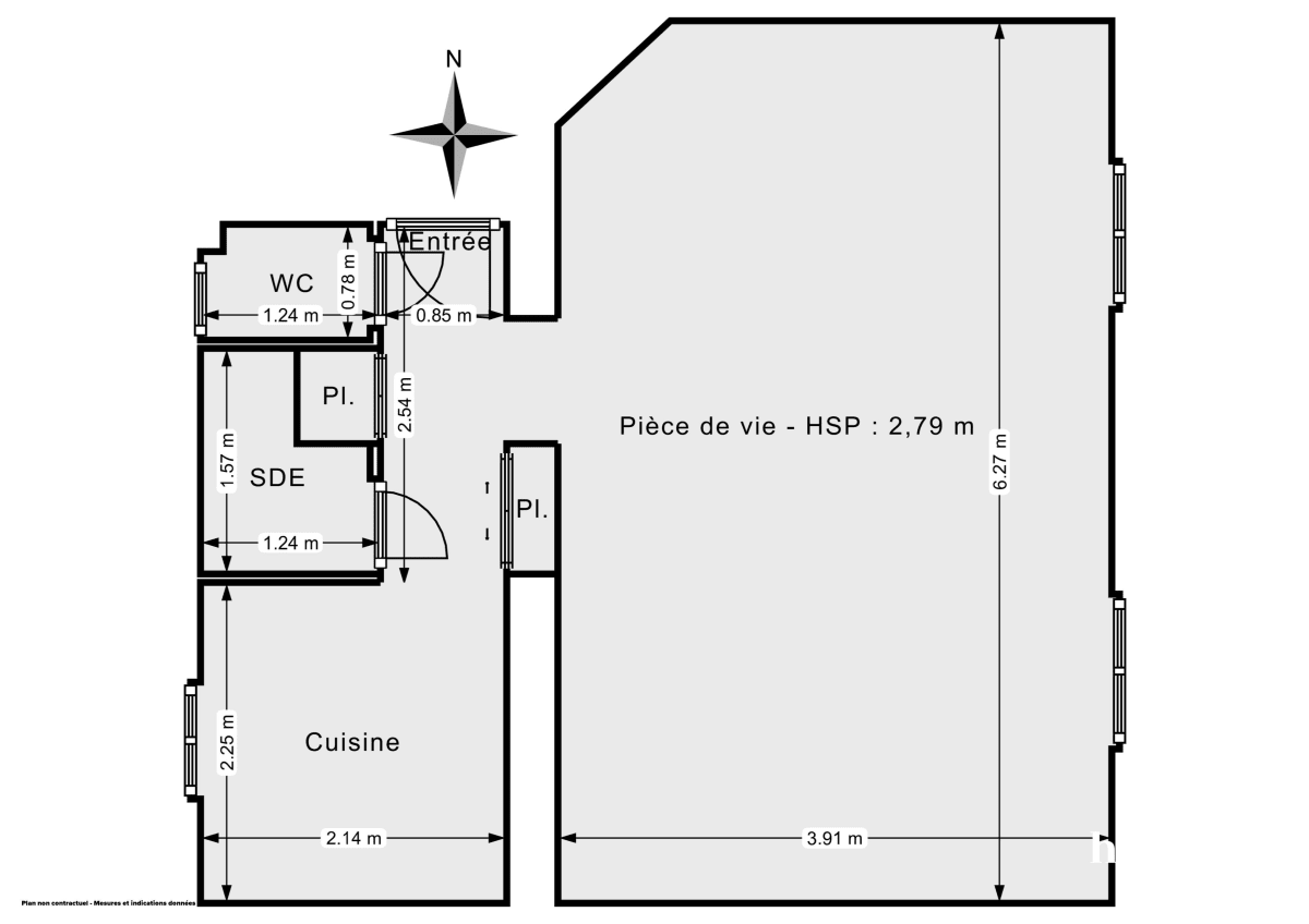 Appartement de 33.46 m² à Boulogne-Billancourt