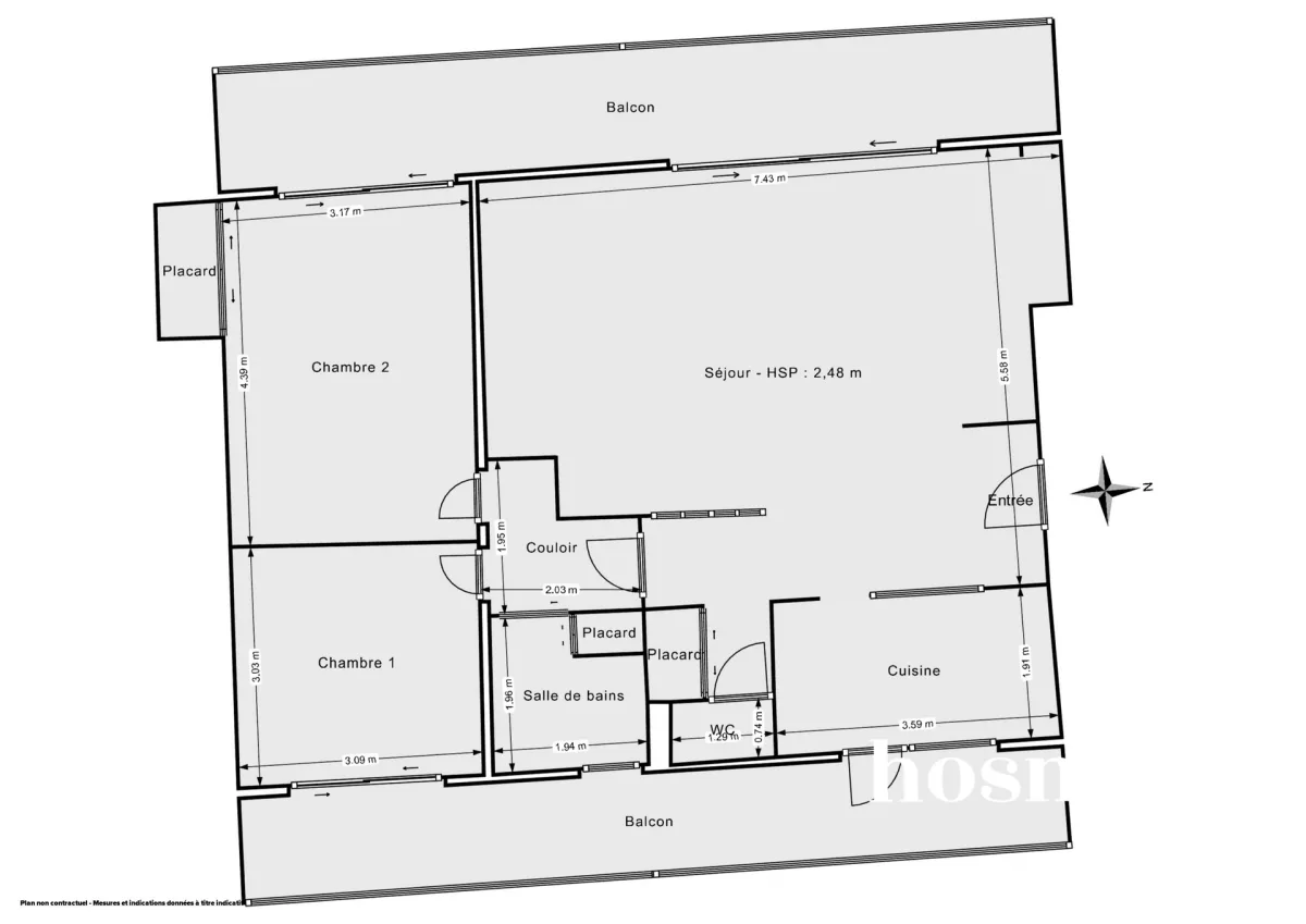 Appartement de 78.21 m² à Charenton-le-Pont
