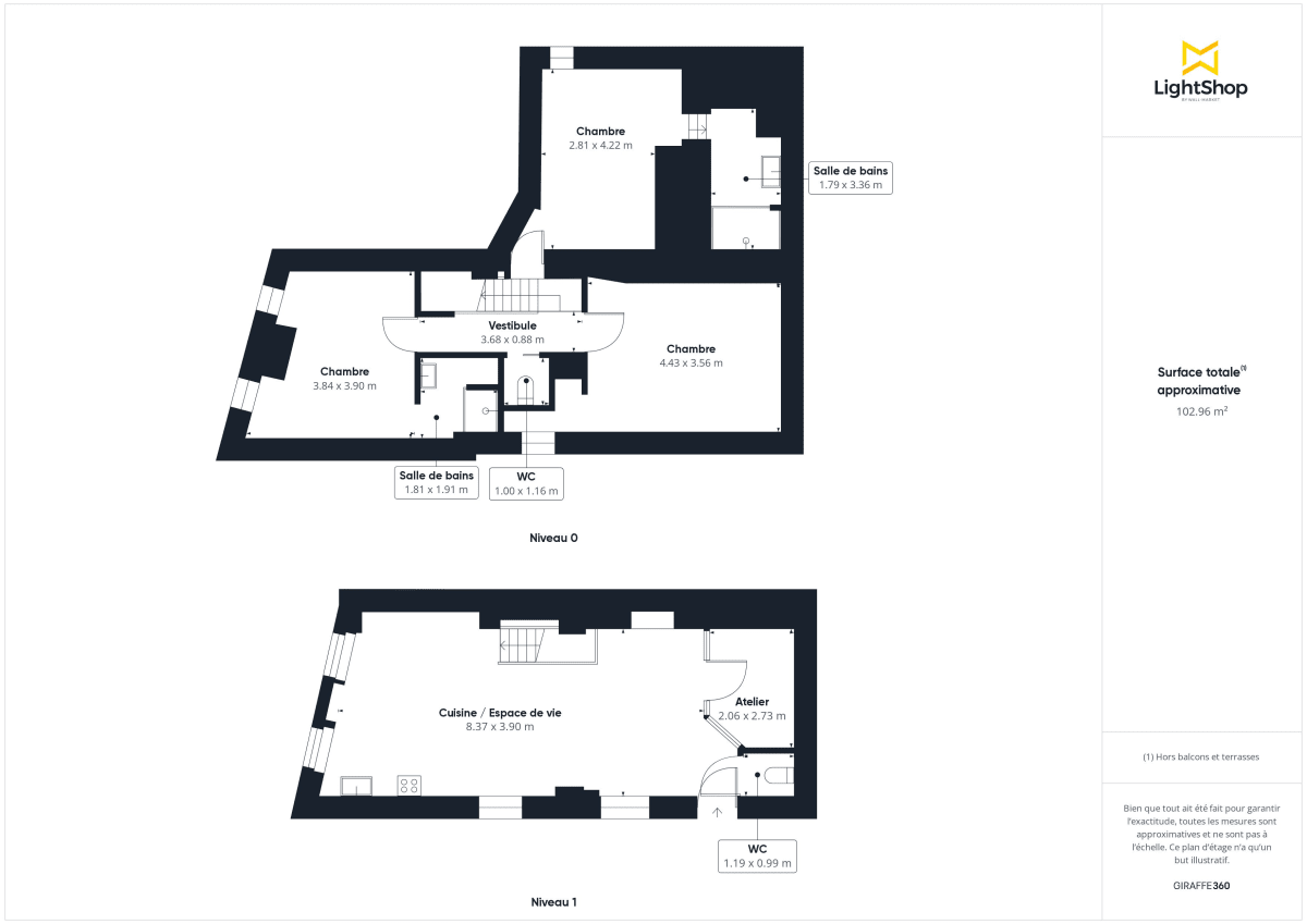 Appartement de 105.0 m² à Paris