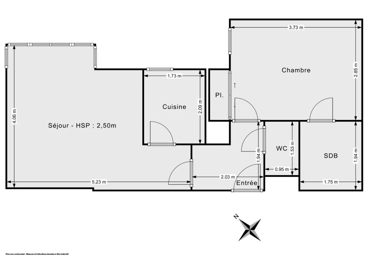 Appartement de 39.0 m² à Issy-les-Moulineaux