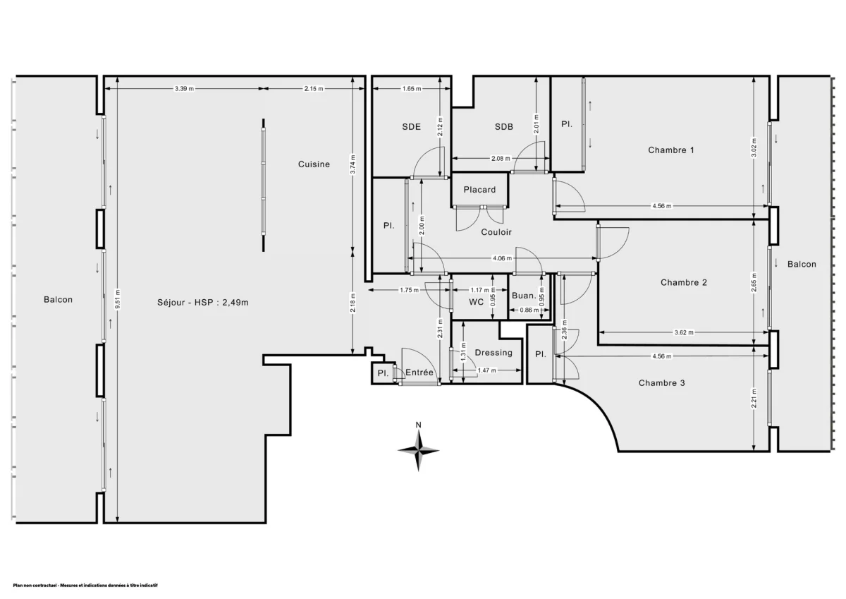 Appartement de 99.73 m² à Boulogne-Billancourt